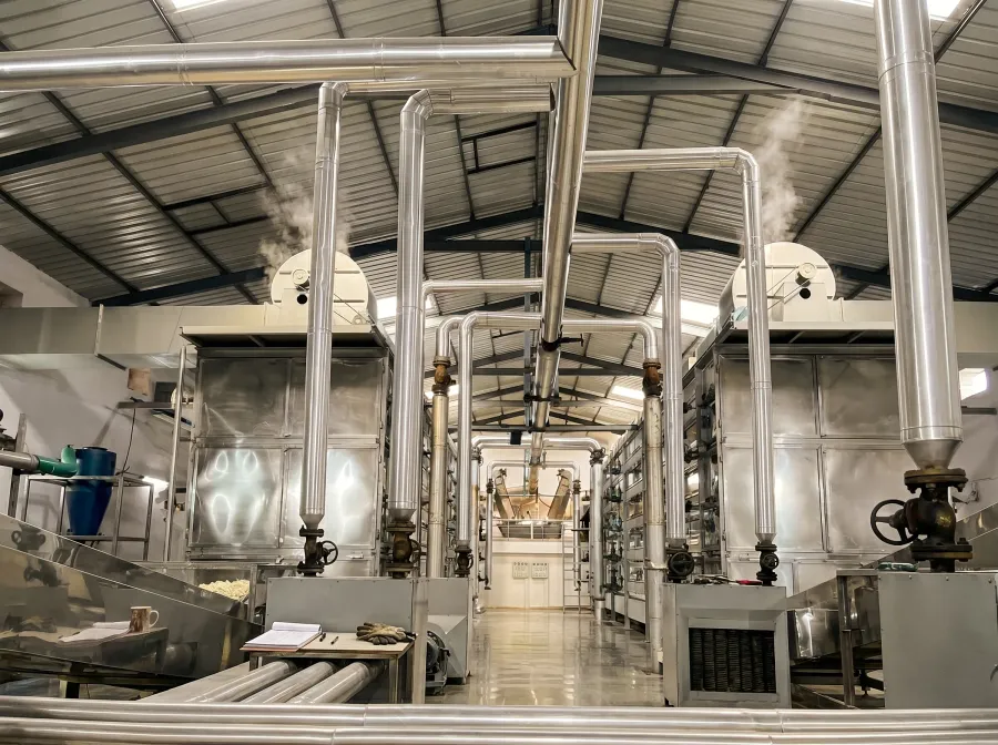 Dehydration processing facility